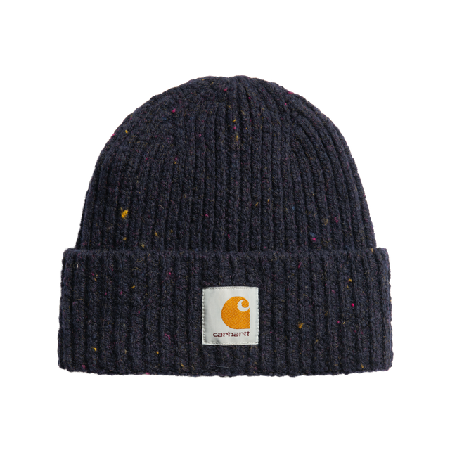Carhartt Anglistic Beanie - Speckled Dark Navy