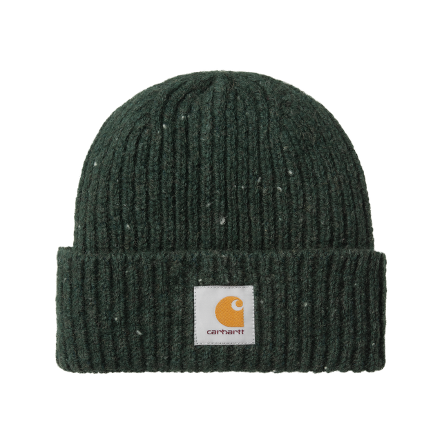 Carhartt Anglistic Beanie - Speckled Dark Scarab