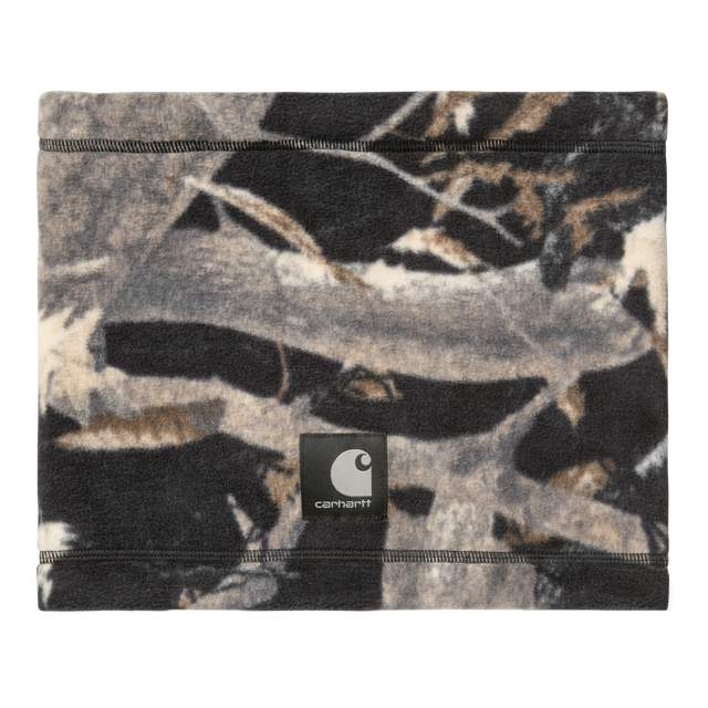 Carhartt Blevin Neckwarmer - Camo Feather Tree / Black