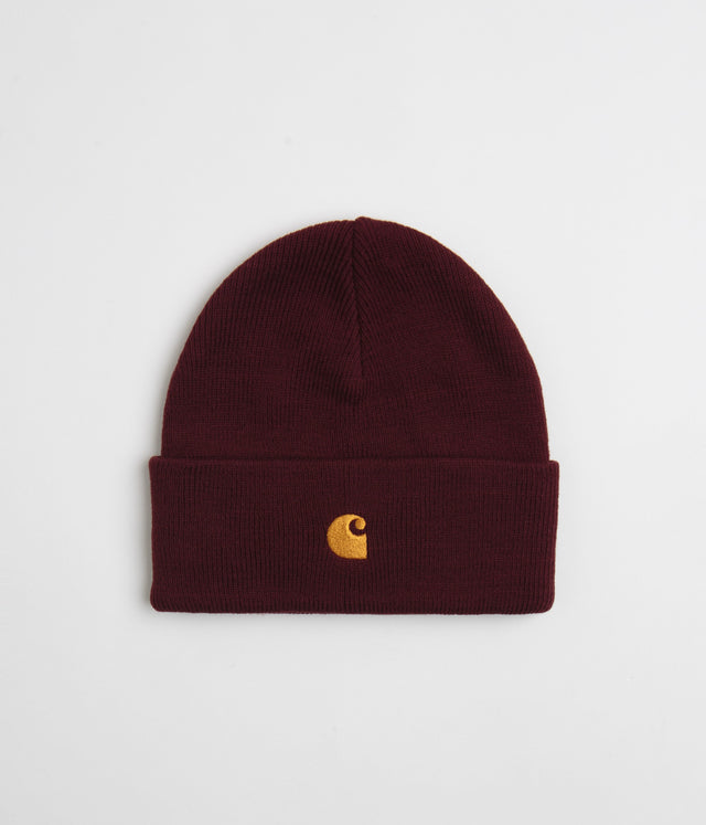 Carhartt Chase Beanie - Amarone / Gold