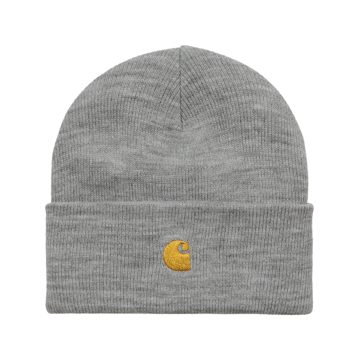 Carhartt Chase Beanie - Grey Heather / Gold