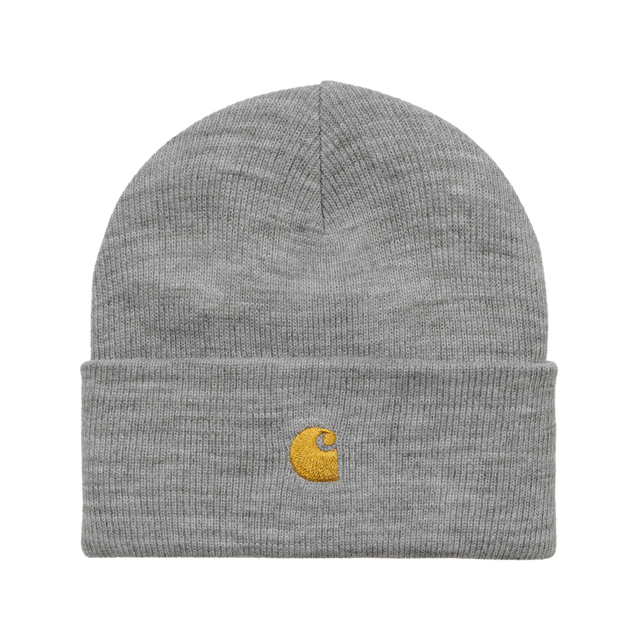 Carhartt Chase Beanie - Grey Heather / Gold