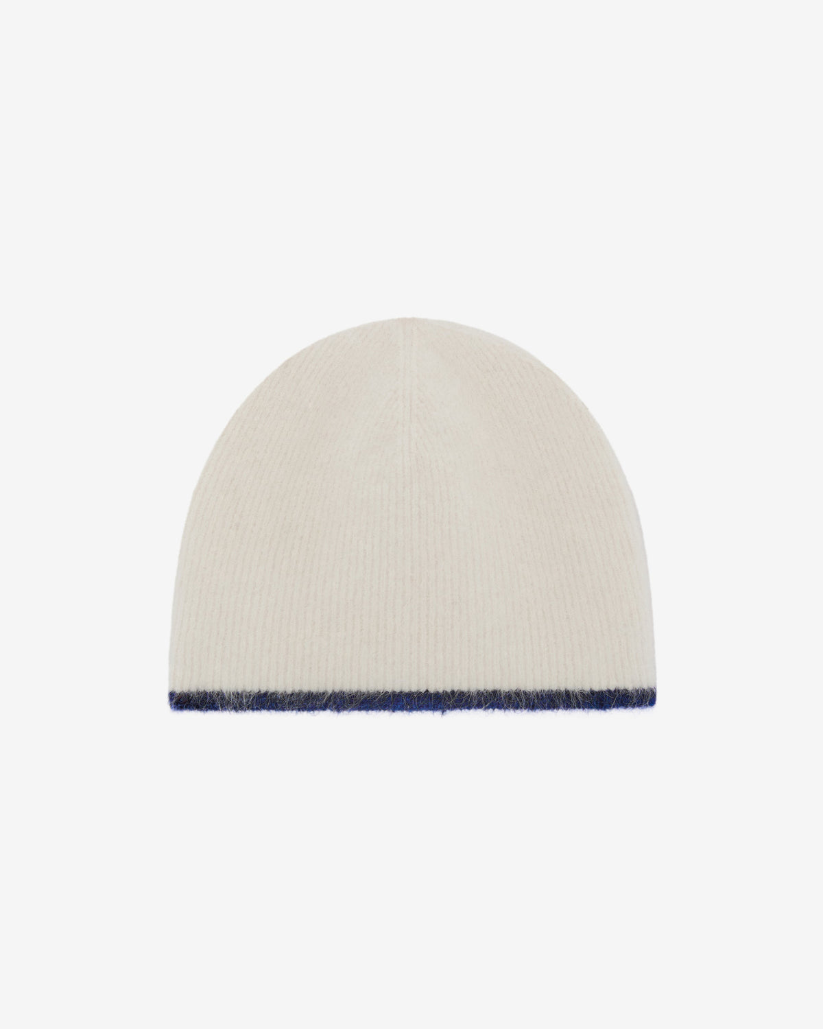 Cole Buxton Alpaca Stripe Beanie - Vintage White
