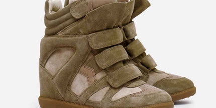 Inside-heeled high-top shoes Brown 36 Mldrip