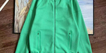 Cotton Blend Sports Hooded Jacket and Pants