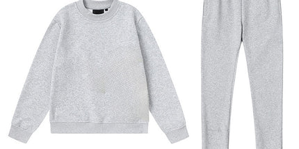 Hooded Sweatshirt and Sweatpants Set Gray Set 09 S Mldrip