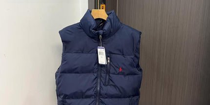Thickened down polo jackets for enhanced warmth