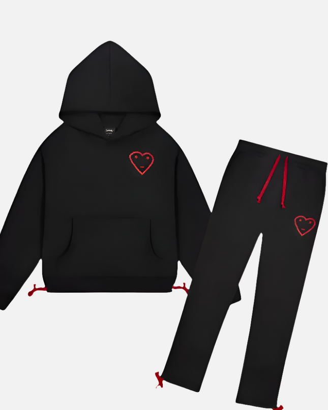 Carsicko Signature Tracksuit Black/Red