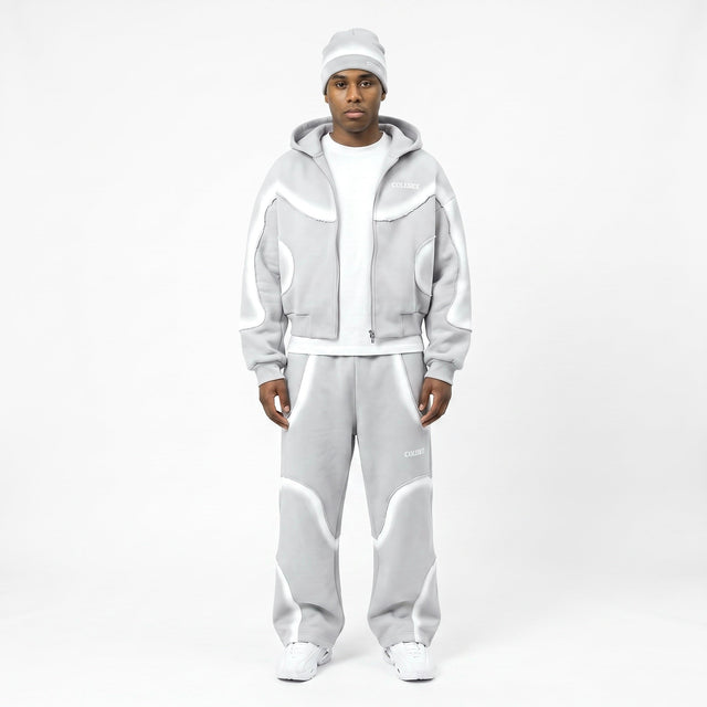 COLESICE Oversized Tracksuit – Moonlight – full set on a light background