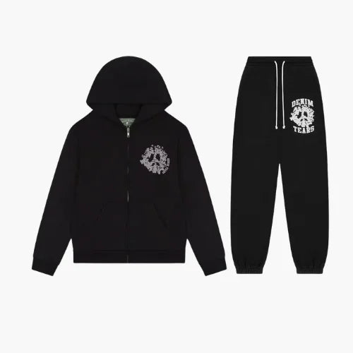 Denim Tears University Set — Black — Full Tracksuit
