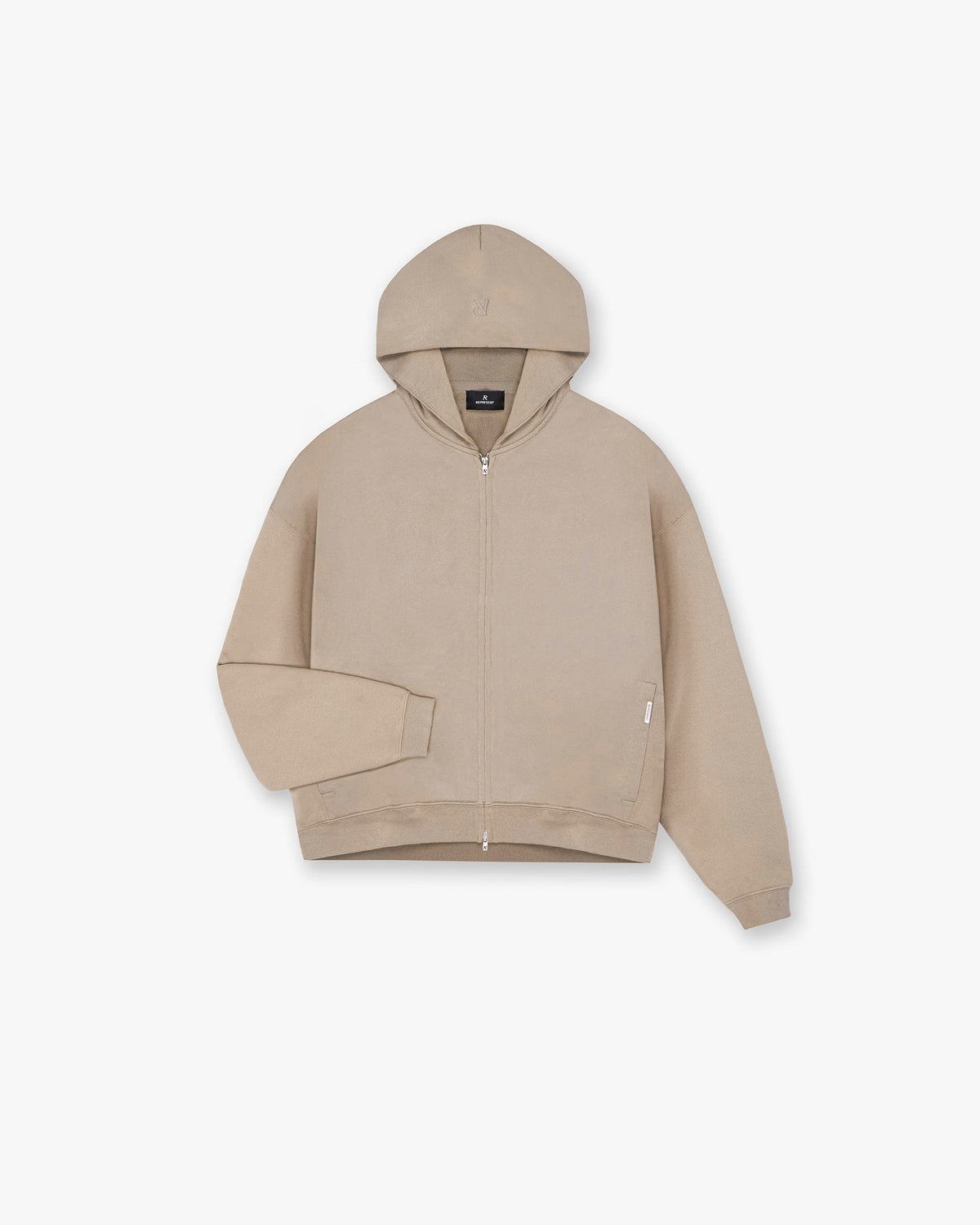Represent Initial Zip Hoodie — Dune — Colour variant
