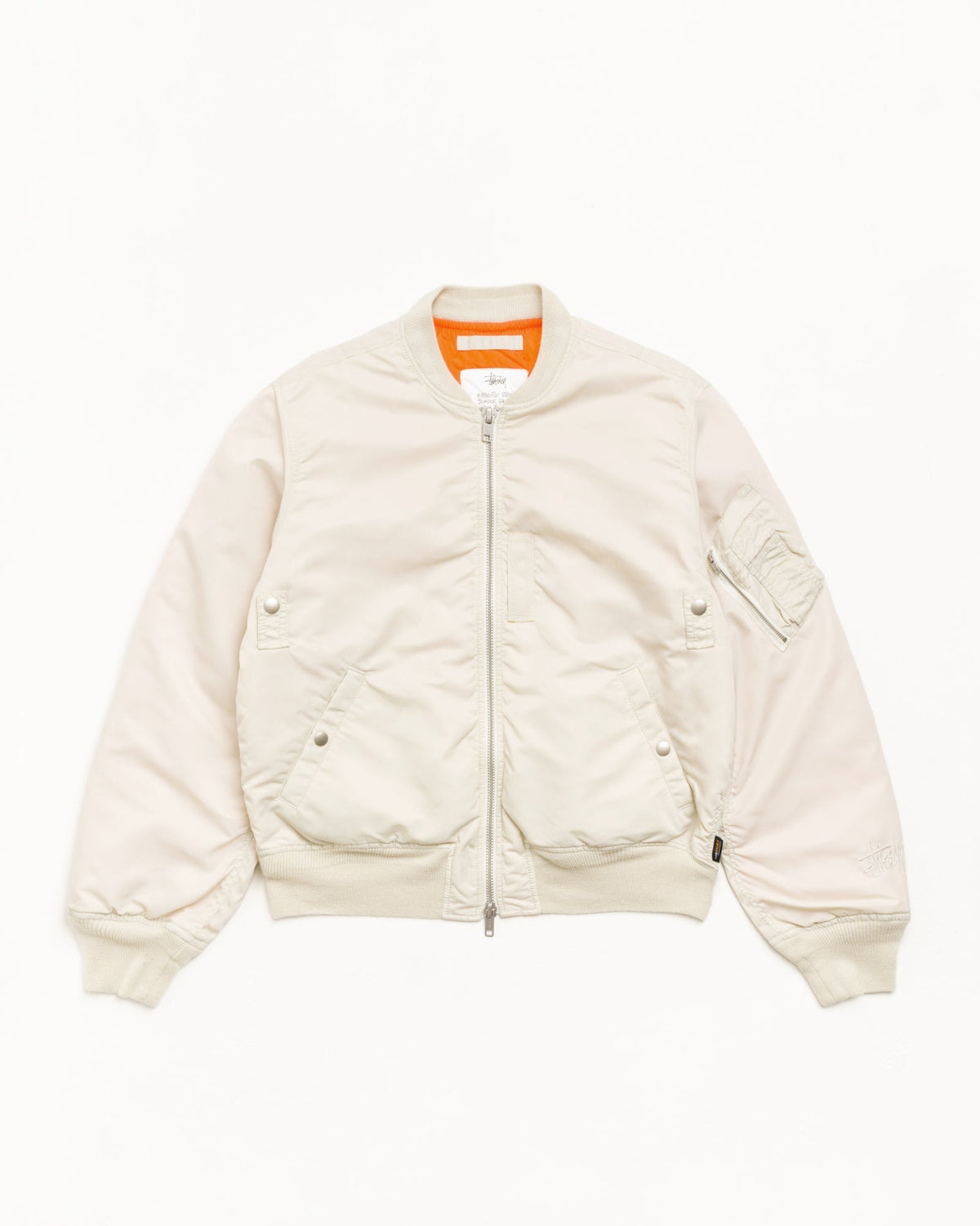 Stüssy MA-1 Bomber — Bone — Colour variant