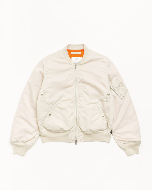 Stüssy MA-1 Bomber — Bone — Colour variant