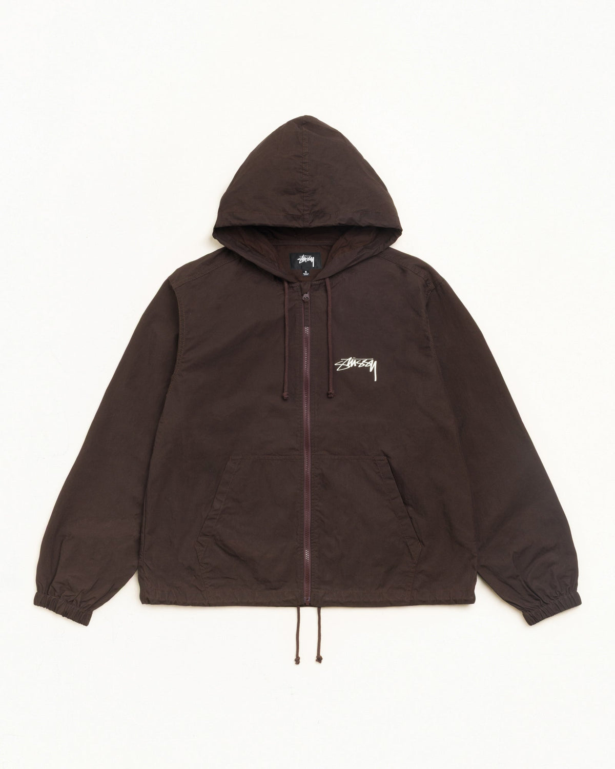 Stüssy Waxed Cotton Beach Shell — Brown — Colour variant