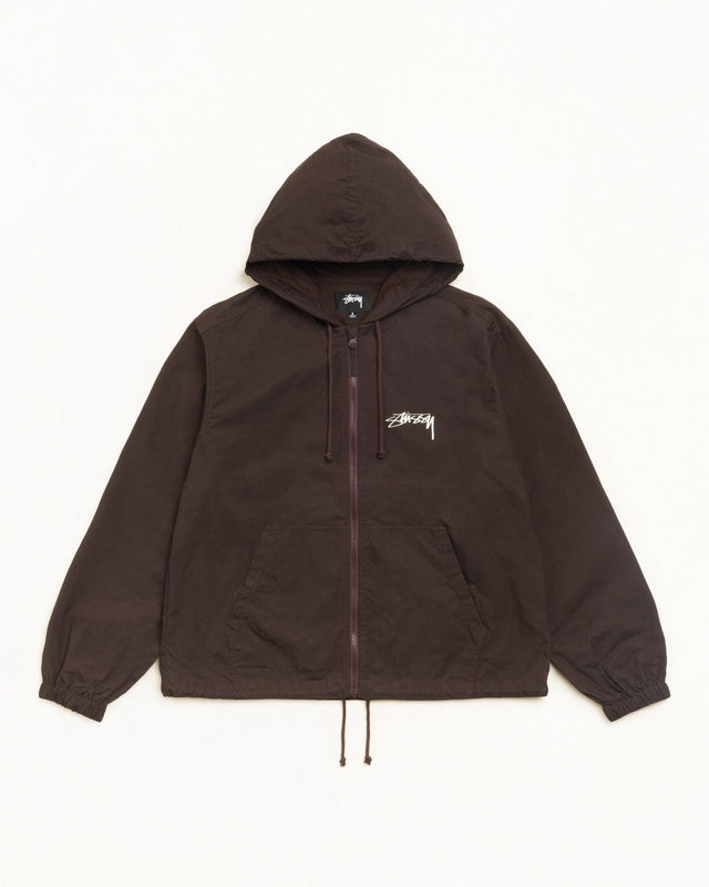 Stüssy Waxed Cotton Beach Shell — Brown — Colour variant