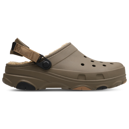 Crocs All Terrain Lined Clog in Walnut-Walnut