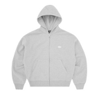 Zip Hoodie / Heather Grey / XS