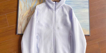 Cotton Blend Sports Hooded Jacket and Pants