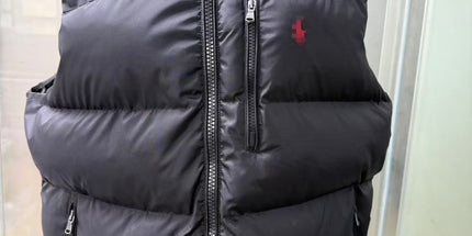 Thickened down polo jackets for enhanced warmth