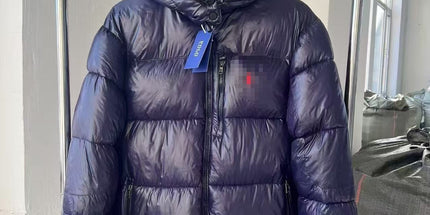 Thickened down polo jackets for enhanced warmth