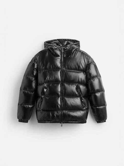 Solid color warm casual sports hooded cotton-padded jacket Mldrip