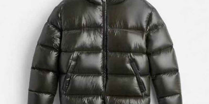 Solid color warm casual sports hooded cotton-padded jacket Dark green L Mldrip