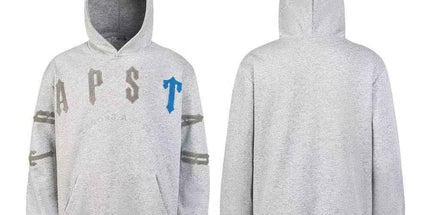 Classic rainbow gradient letter hoodie set 910 gray brown sweatshirt S Mldrip