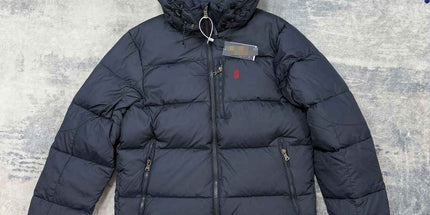 Thickened down polo jackets for enhanced warmth