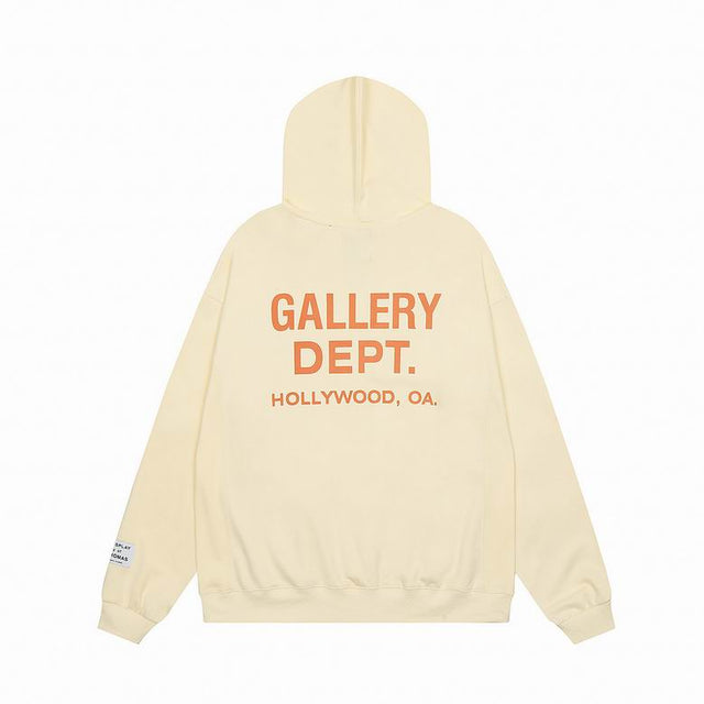 Gallery Dept Souvenir Logo Hoodie in cream
