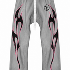 Sweatpants / Grey / Pink / XS