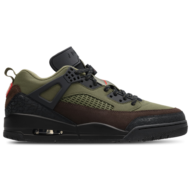 Jordan Spizike Low - Medium Olive-University Red