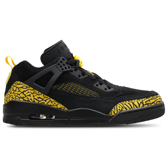 Jordan Spizike Low - Black-Black-Speed Yellow