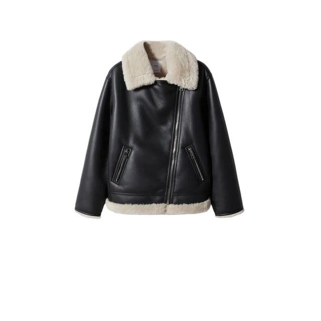 Mango Adri jacket – Black