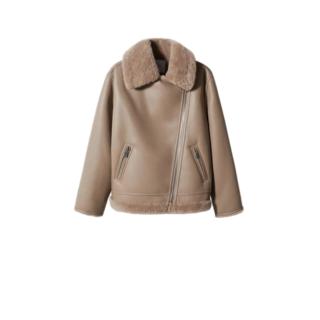 Mango Adri jacket – Medium Brown