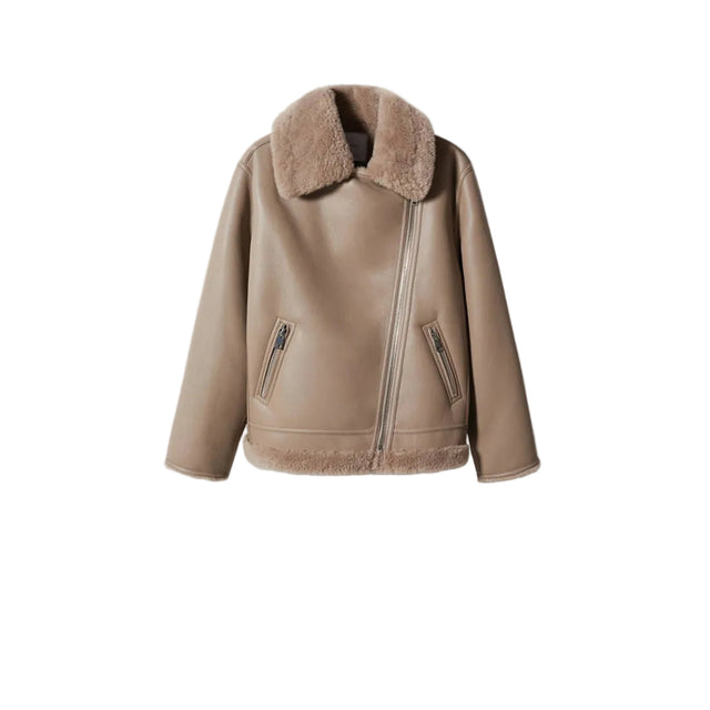 Mango Adri jacket – Medium Brown