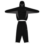 Full Tracksuit / Black/Grey / XS
