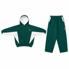 Full Tracksuit / Green/White / XS