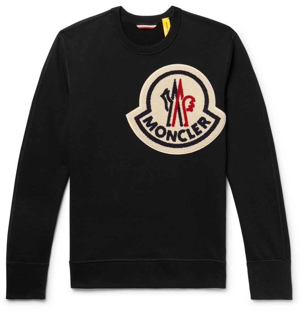 Moncler Genius 2 Moncler 1952 logo-applique sweatshirt in black