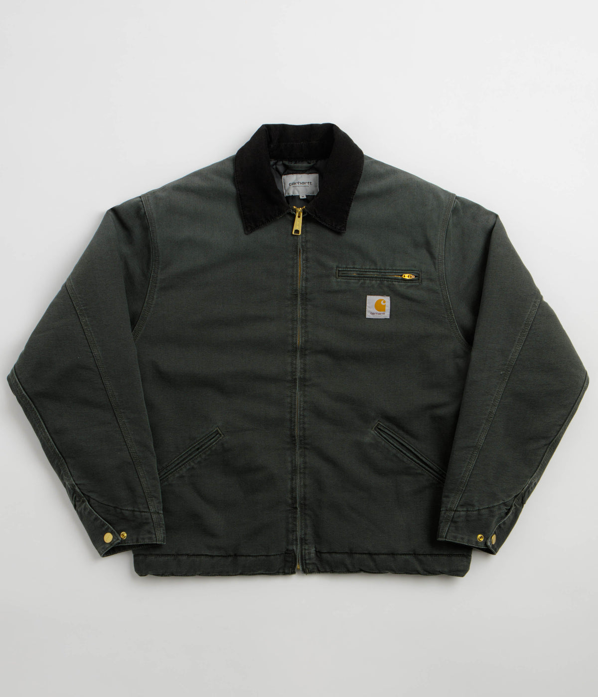 Carhartt OG Detroit Jacket - Raven / Black Stone Canvas