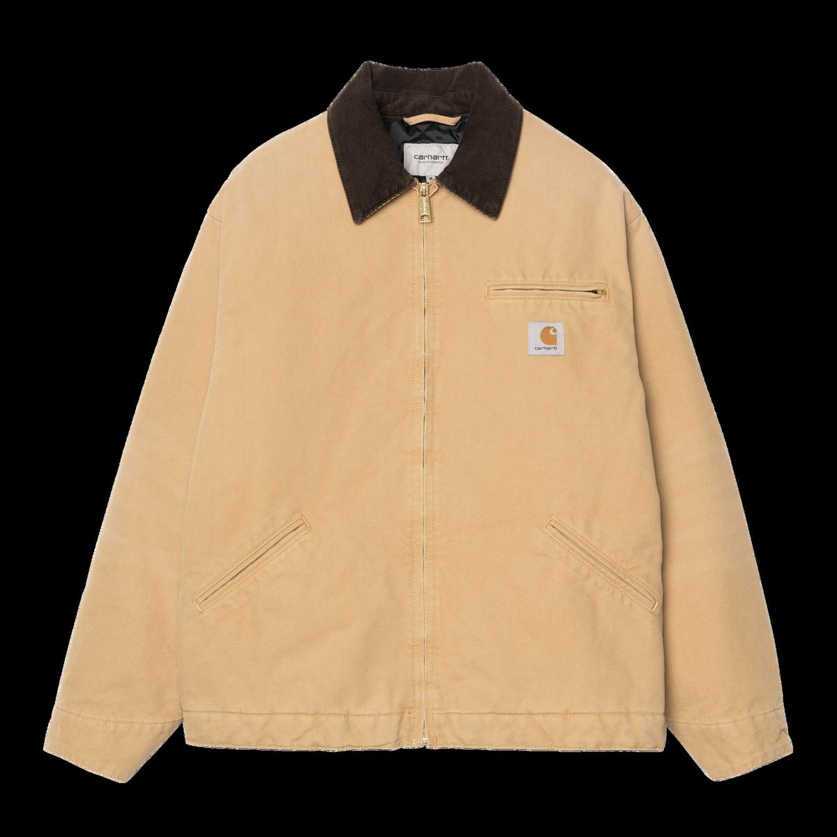 Carhartt OG Detroit Jacket - WIP Dusty Hamilton Brown / Tobacco Stone Canvas