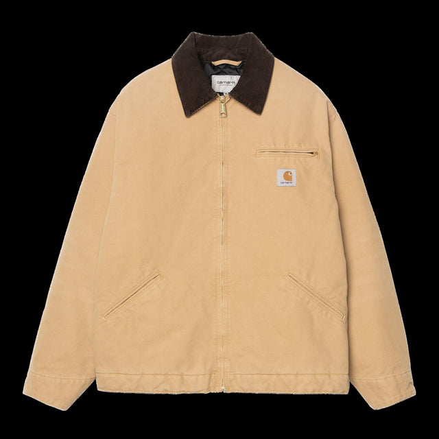 Carhartt OG Detroit Jacket - WIP Dusty Hamilton Brown / Tobacco Stone Canvas