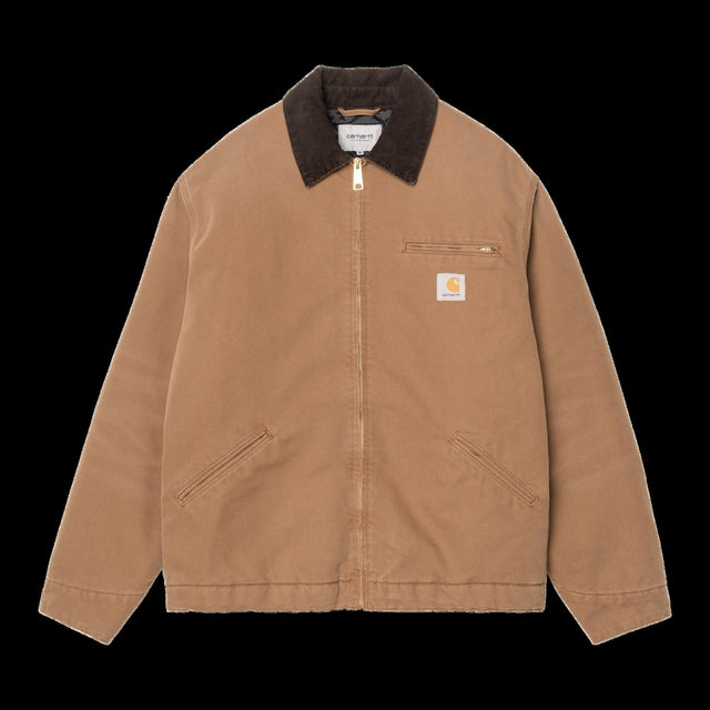 Carhartt OG Detroit Jacket - WIP Hamilton Brown / Tobacco Stone Canvas