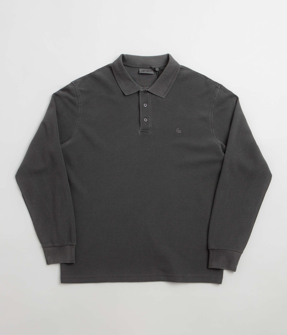 Carhartt Waffle Rugby Shirt - Black