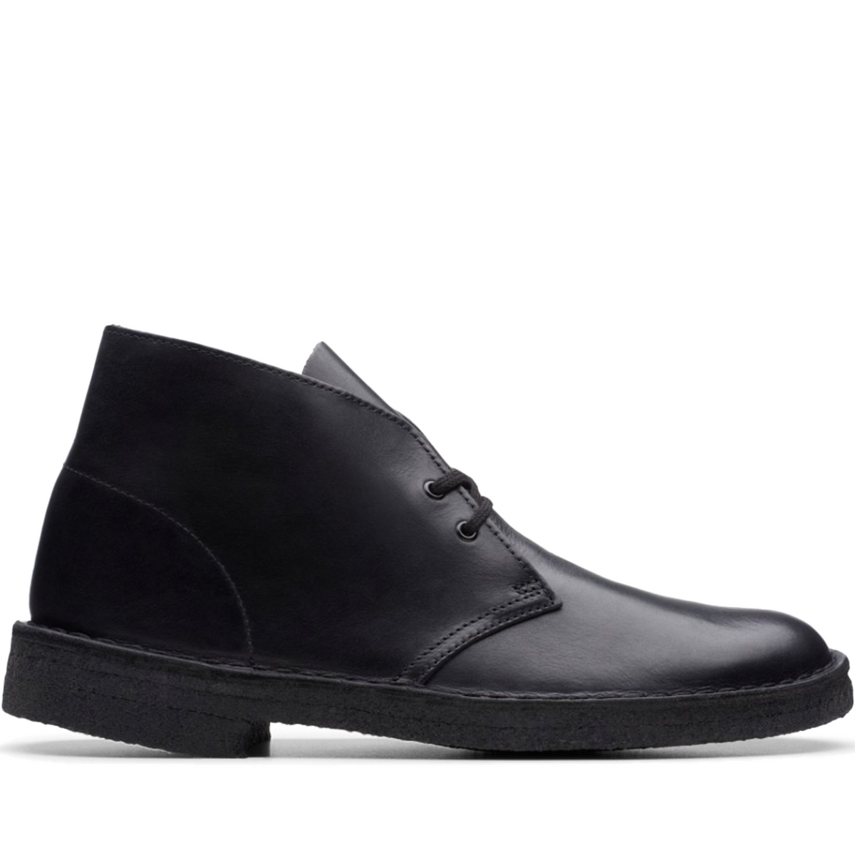 Clarks Desert Boot - Black Leather