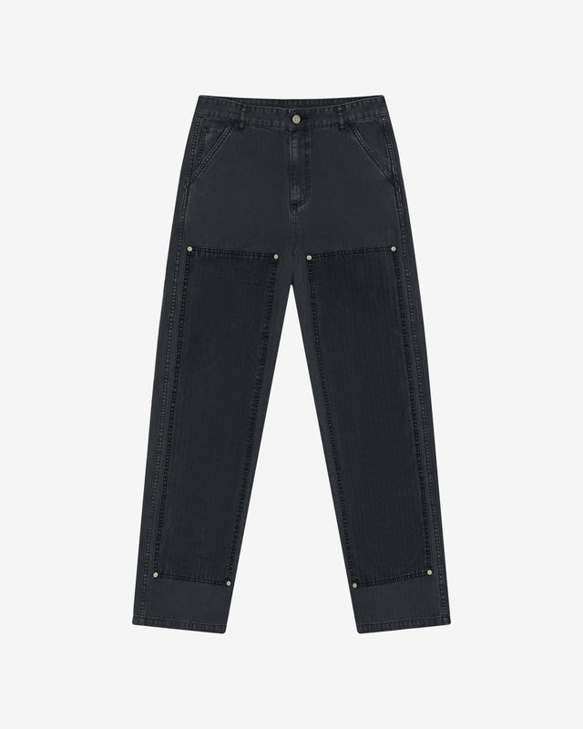 Cole Buxton Double Knee Pants - Washed Black