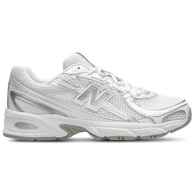 New Balance 740 - White-Silver Metallic