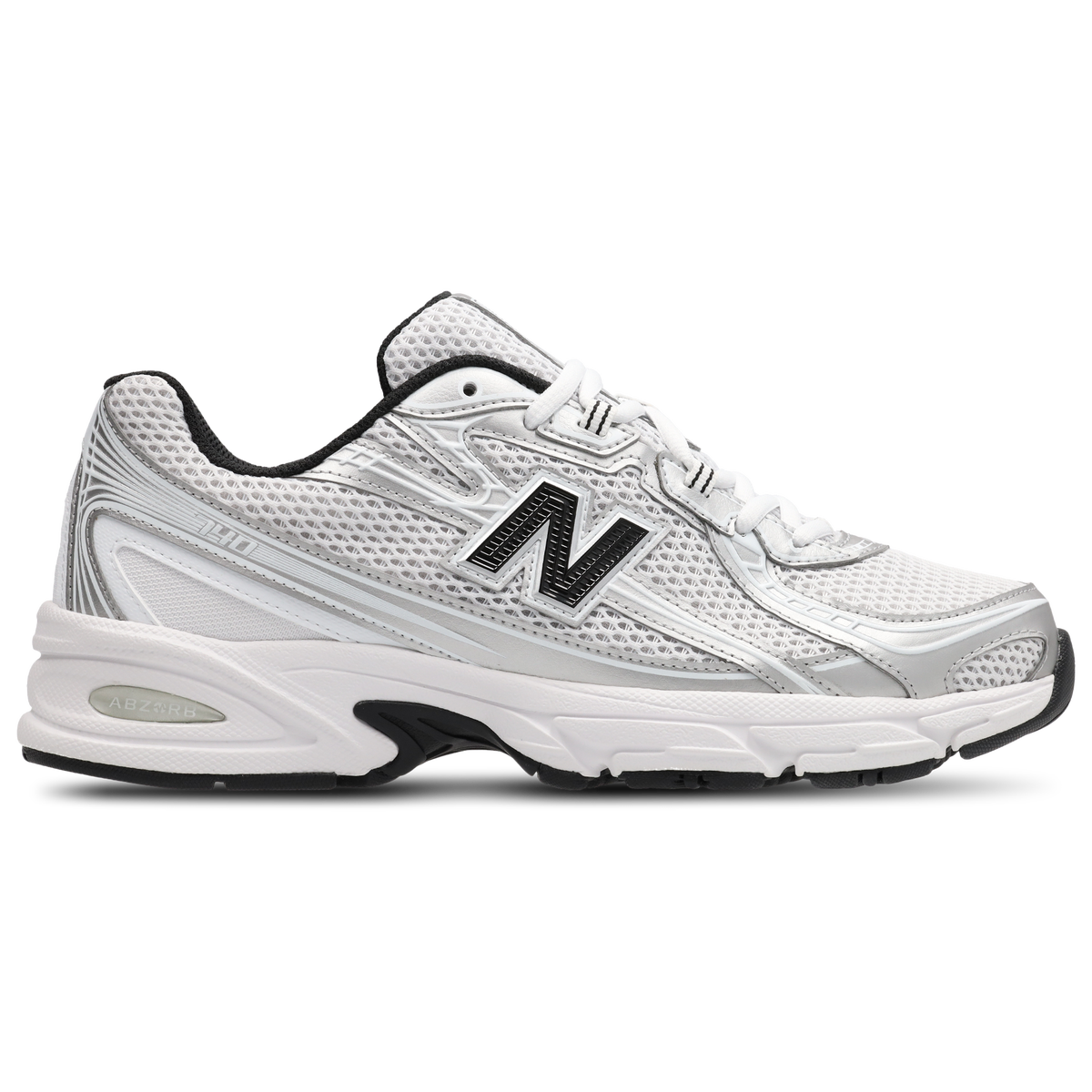 New Balance 740 - White-White-Black