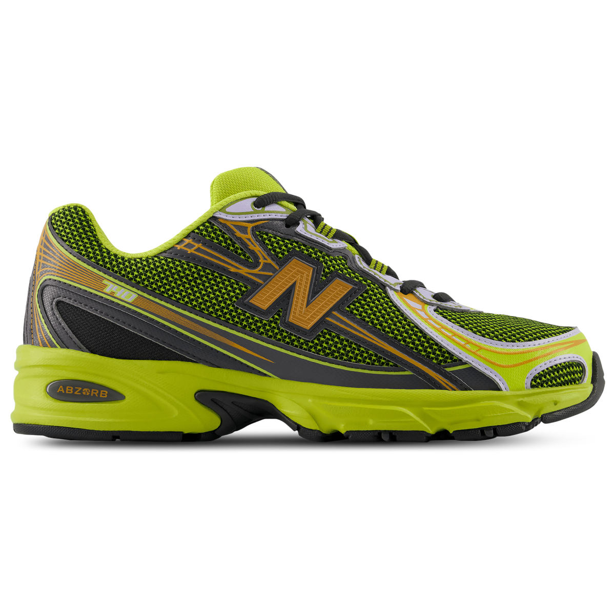 New Balance 740 - Field Green-Black Cement