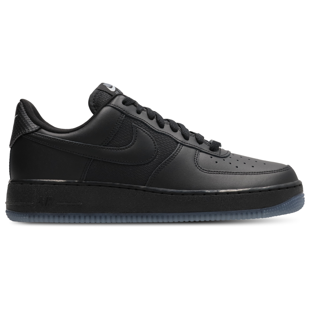 Nike Air Force 1 Low - Black-Black-Lt Smoke Grey