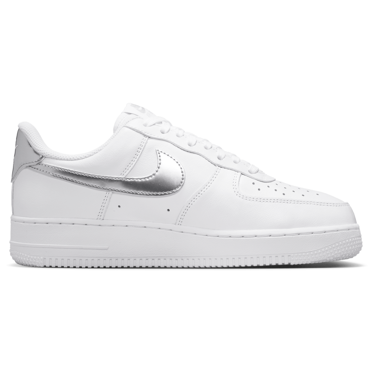 Nike Air Force 1 Low - White-Metallic Silver